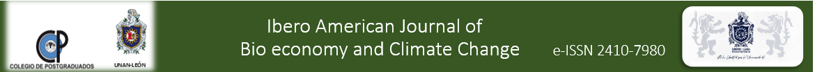 Ibero-american Journal of Bioeconomic and Climate Change e-ISSN 2410-7980